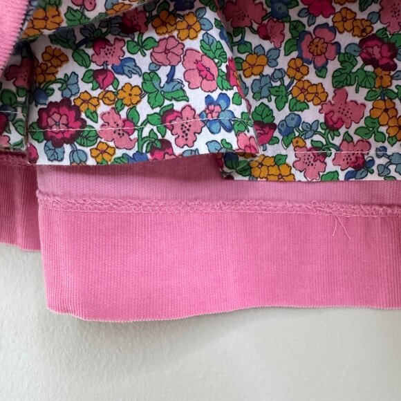 MINI BODEN Girls Corduroy Dress 2-3 2T 3T 98cm Pink Cord Floral Lining Toddler - Picture 6 of 8